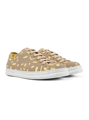 Camper Skórzane sneakersy w kolorze beżowo-żółtym