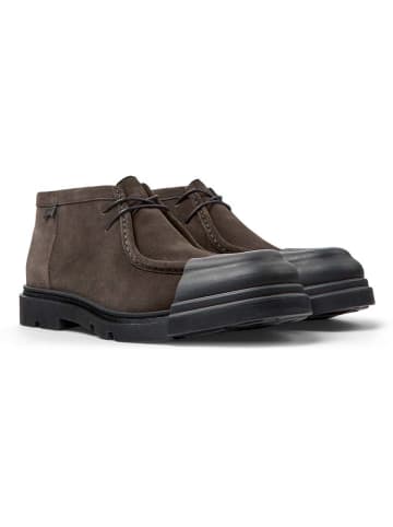 Camper Leren veterschoenen donkerbruin