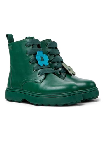 Camper Leder-Boots in Grün