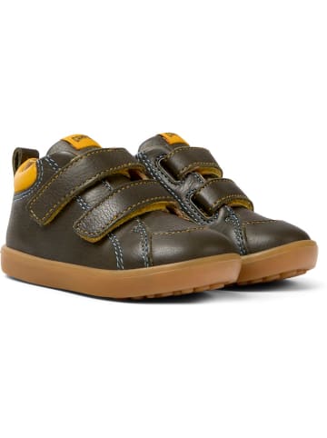 Camper Leder-Sneakers in Dunkelgrün