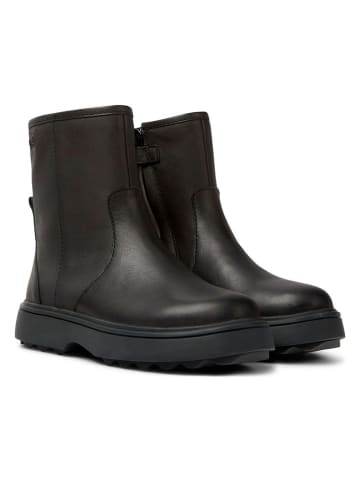 Camper Leder-Boots in Schwarz