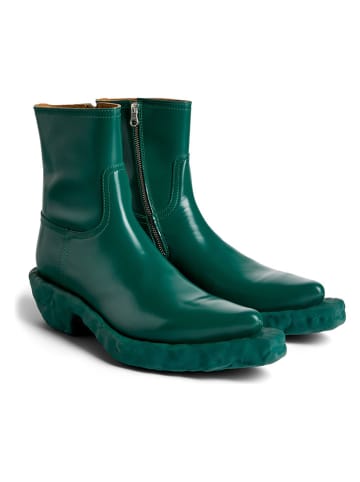 Camper Leren boots groen