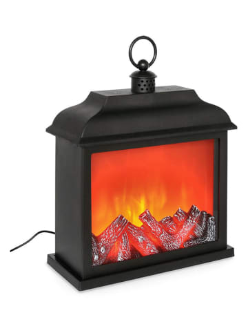 Bizzotto Dekoracyjna lampa LED "Lester" w kolorze czarnym - wys. 34 cm