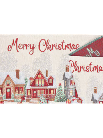 Bizzotto Tafelloper "Village" meerkleurig - (L)183 x (B)33 cm