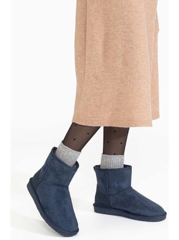 Blackfield Winterboots "Casablanca" donkerblauw