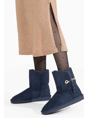 Blackfield Winterboots "Clair" donkerblauw