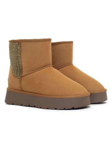 Blackfield Winterboots "Davia" in Hellbraun