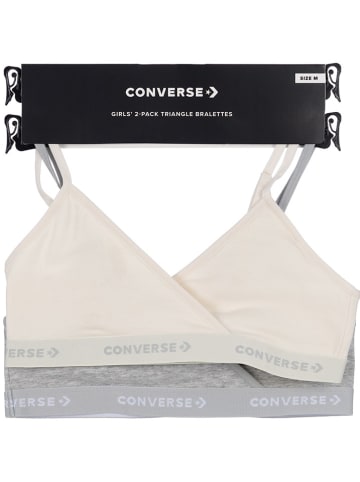 Converse 2-delige set: bustiers grijs/beige