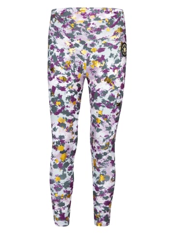 Converse Leggings in Weiß/ Lila