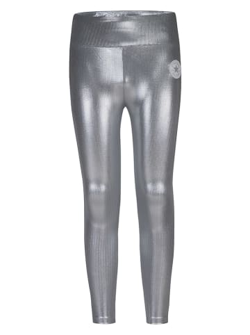 Converse Legginsy w kolorze srebrnym