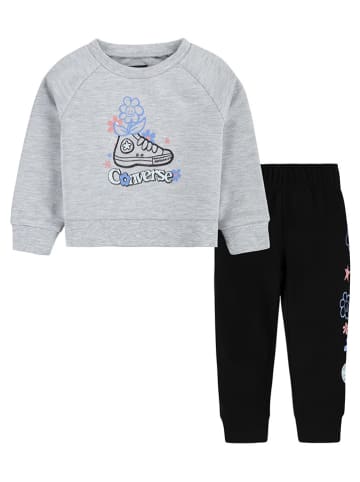 Converse 2-delige outfit grijs/zwart