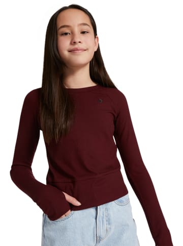 Converse Longsleeve in Dunkelrot