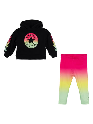 Converse 2tlg. Outfit in Schwarz/ Bunt