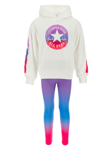 Converse 2tlg. Outfit in Creme/ Lila./ Blau