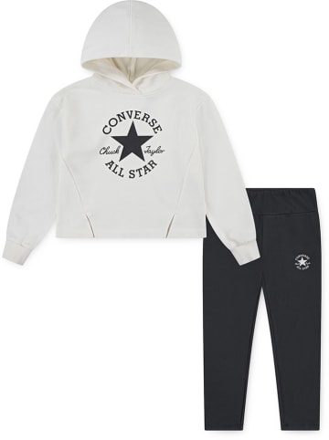 Converse 2-delige outfit crème/antraciet