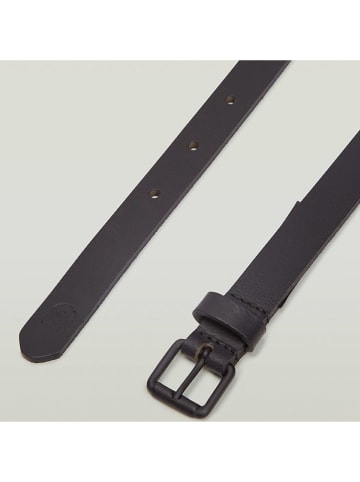 G-Star Leder-Gürtel in Schwarz