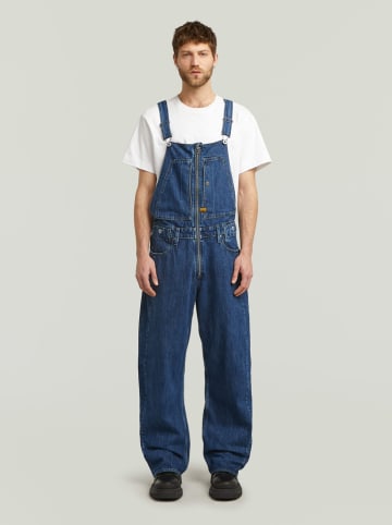 G-Star Jeans-Latzhose in Blau