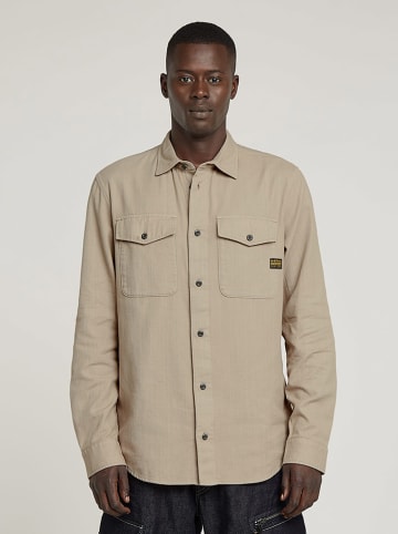 G-Star Hemd - Slim fit - in Beige