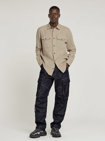 G-Star Koszula - Slim fit - w kolorze beżowym