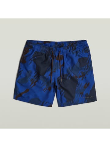 G-Star Badeshorts in Blau/ Dunkelblau