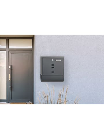 Lifa Living Briefkasten in Grau - (B)34 x (H)30 x (T)9 cm