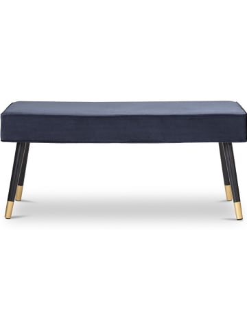 Lifa Living Sitzbank "Barcelona" in Dunkelblau - (B)101 x (H)45 x (T)42 cm