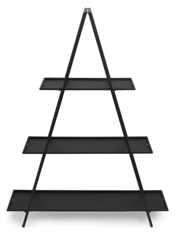Lifa Living Pflanzenständer "Jasmine" in Schwarz - (B)32 x (H)106 x (T)14,5 cm