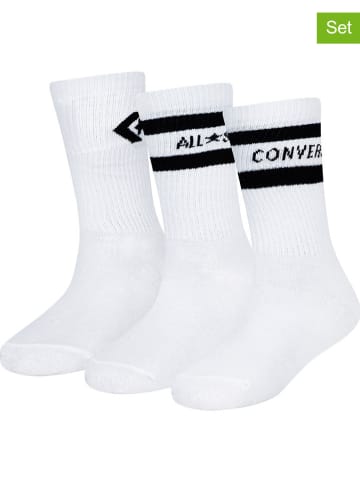 Converse 3er-Set: Socken in Weiß