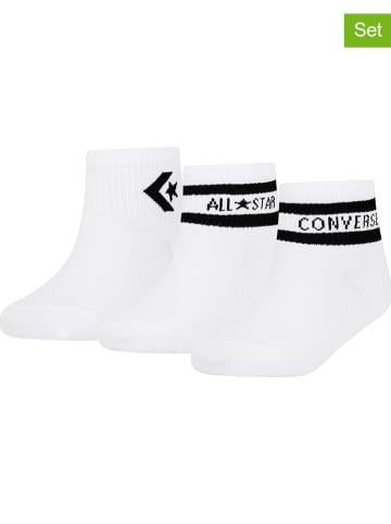 Converse 3er-Set: Socken in Weiß