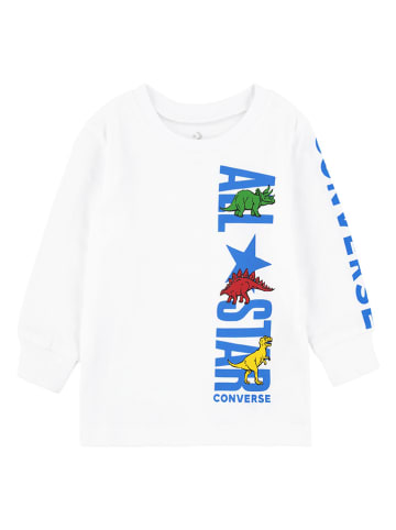 Converse Sweatshirt in Weiß/ Blau