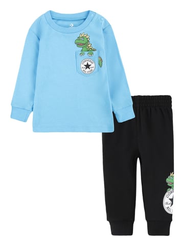 Converse 2-delige outfit blauw/zwart