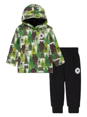 Converse 2-delige outfit groen/zwart