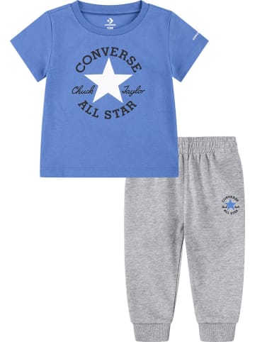 Converse 2-częściowy zestaw w kolorze błękitno-szarym
