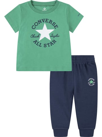 Converse 2-częściowy zestaw w kolorze zielono-niebieskim