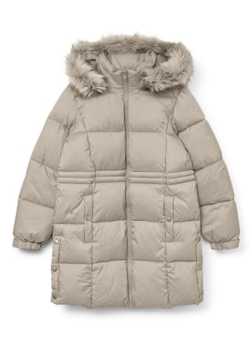 Vero Moda Płaszcz pikowany w kolorze beżowym