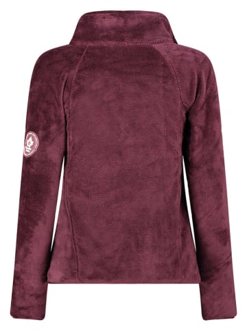 Canadian Peak Fleecejacke "Udilas" in Bordeaux