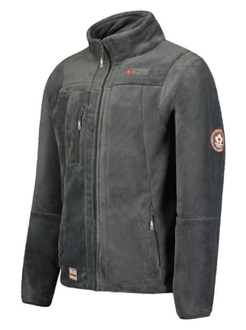Canadian Peak Fleece vest "Uploadek" antraciet