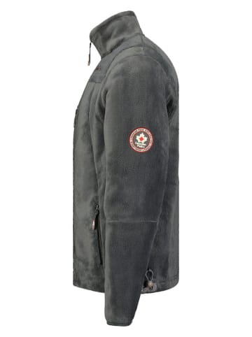 Canadian Peak Fleece vest "Uploadek" antraciet