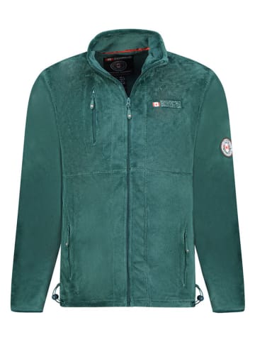 Canadian Peak Kurtka polarowa "Uploadek" w kolorze zielonym