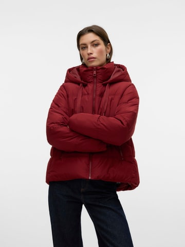 Vero Moda Doorgestikte jas bordeaux
