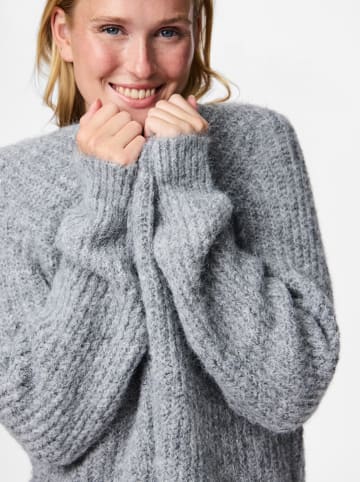 Pieces Kardigan w kolorze szarym