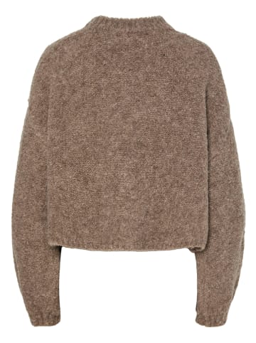 Pieces Sweter w kolorze beżowym