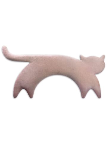 Leschi Bio-Körnerkissen für Nacken & Schultern "Katze Minina" in Rosa