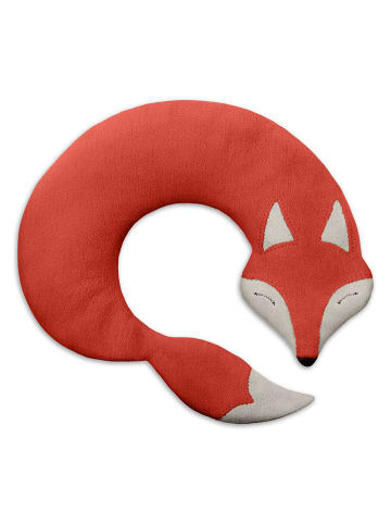 Leschi Bio-Körnerkissen für Nacken & Schultern "Fuchs Noah" in Rot