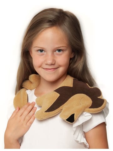 Leschi Bio-Wärmekissen "Löwe Juri" in Hellbraun - (B)33 x (H)24 cm