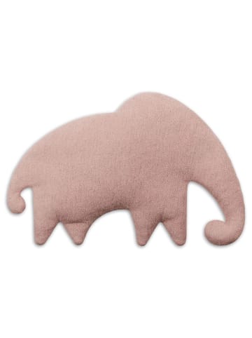 Leschi Bio-Körnerkissen "Leschifant" in Rosa - (L)40 x (B)4 x (H)10 cm