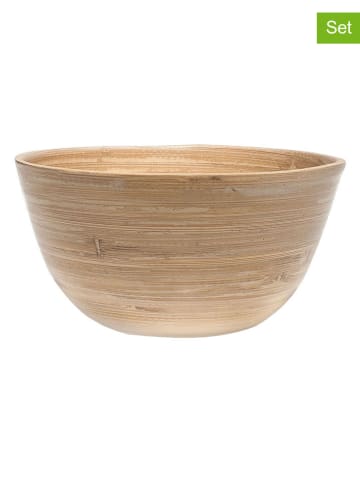 Ibili 2-delige set: snackschalen beige - Ø 15 cm