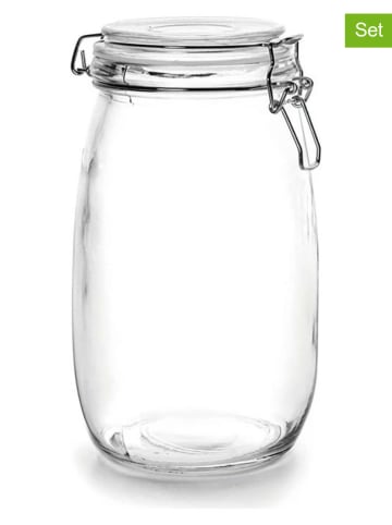 Ibili 3er-Set: Vorratsgläser - 1470 ml