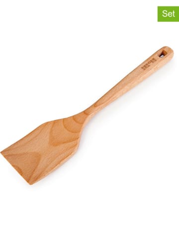 Ibili 2er-Set: Spachtel in Hellbraun - (L)30 cm