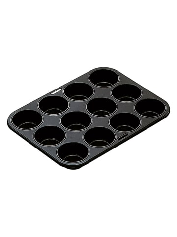 Ibili Muffinbakvorm zwart